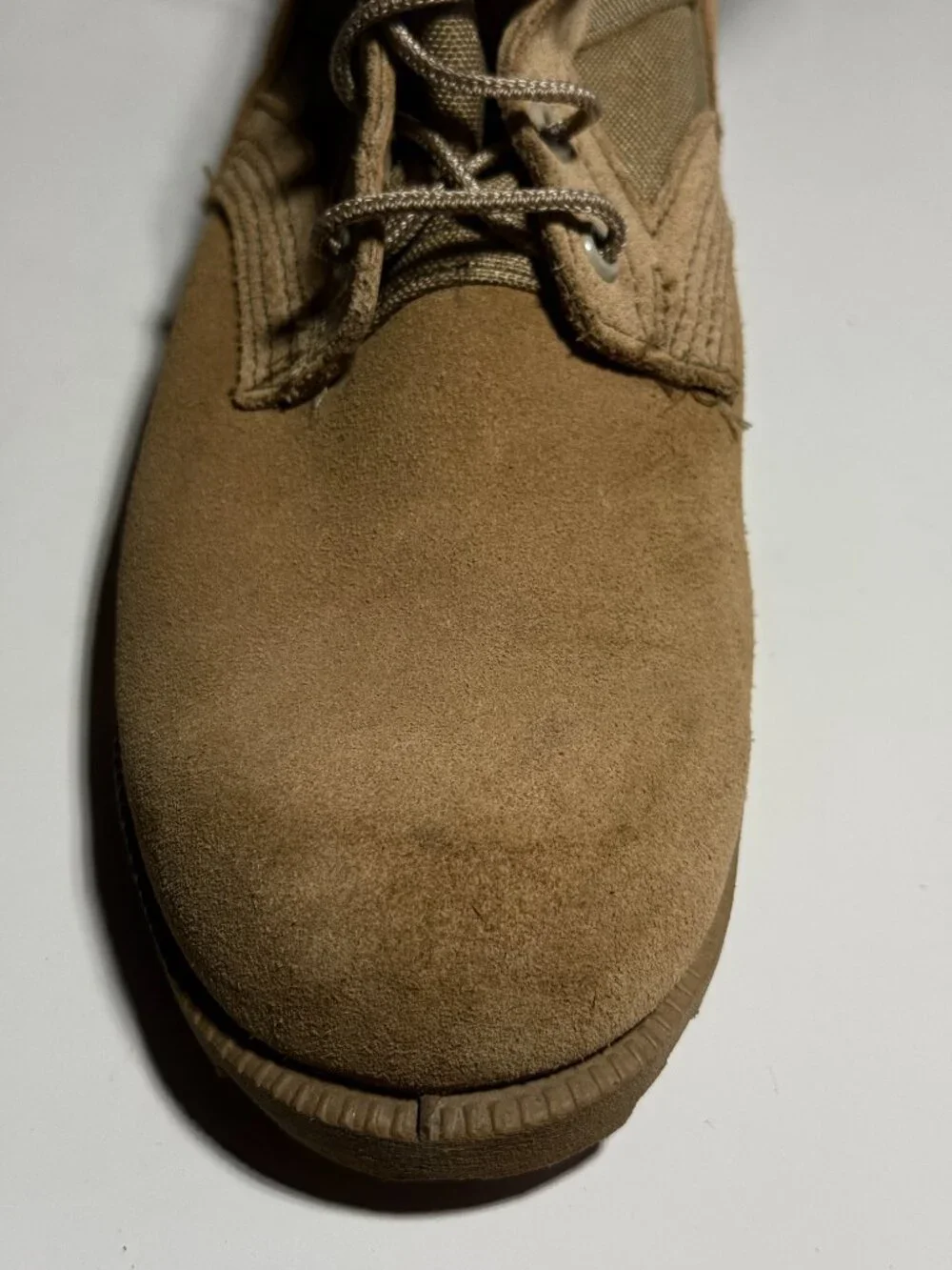 Wellco Hot Weather Combat Army Military Boots 2-5973 Tan Lace Up Size 8 R NEW
